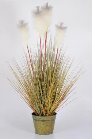 Herbes de pampa artificielles en pot Quantité Limitée